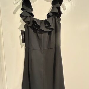 French Connection Strapless Black Dress